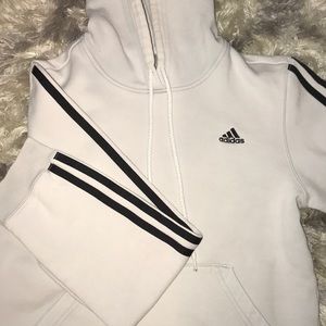 White Adidas Hoodie